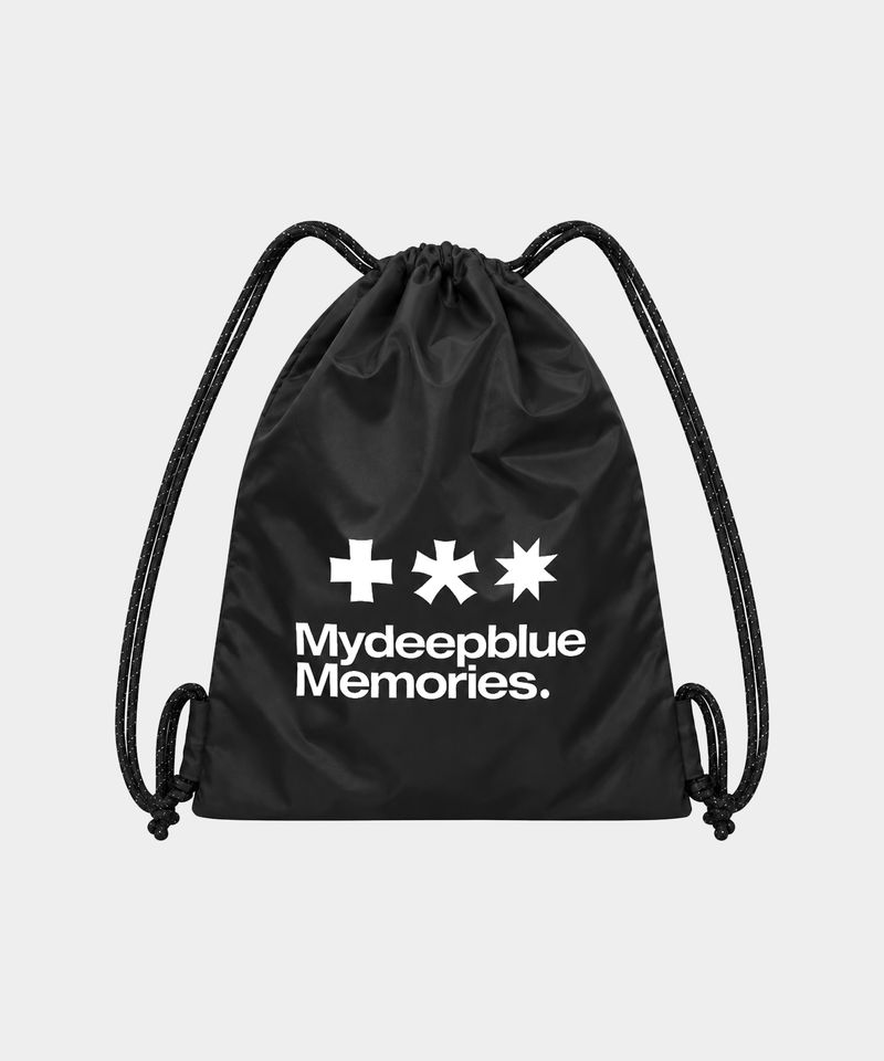 MM LOGO GYM SACK (GREY, BLACK)