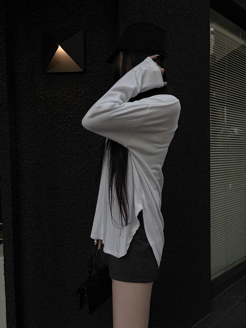 soft u-neck long sleeves (3color)