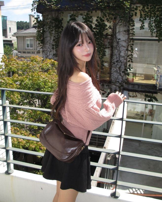 Blair Off-Shoulder Cable Knit