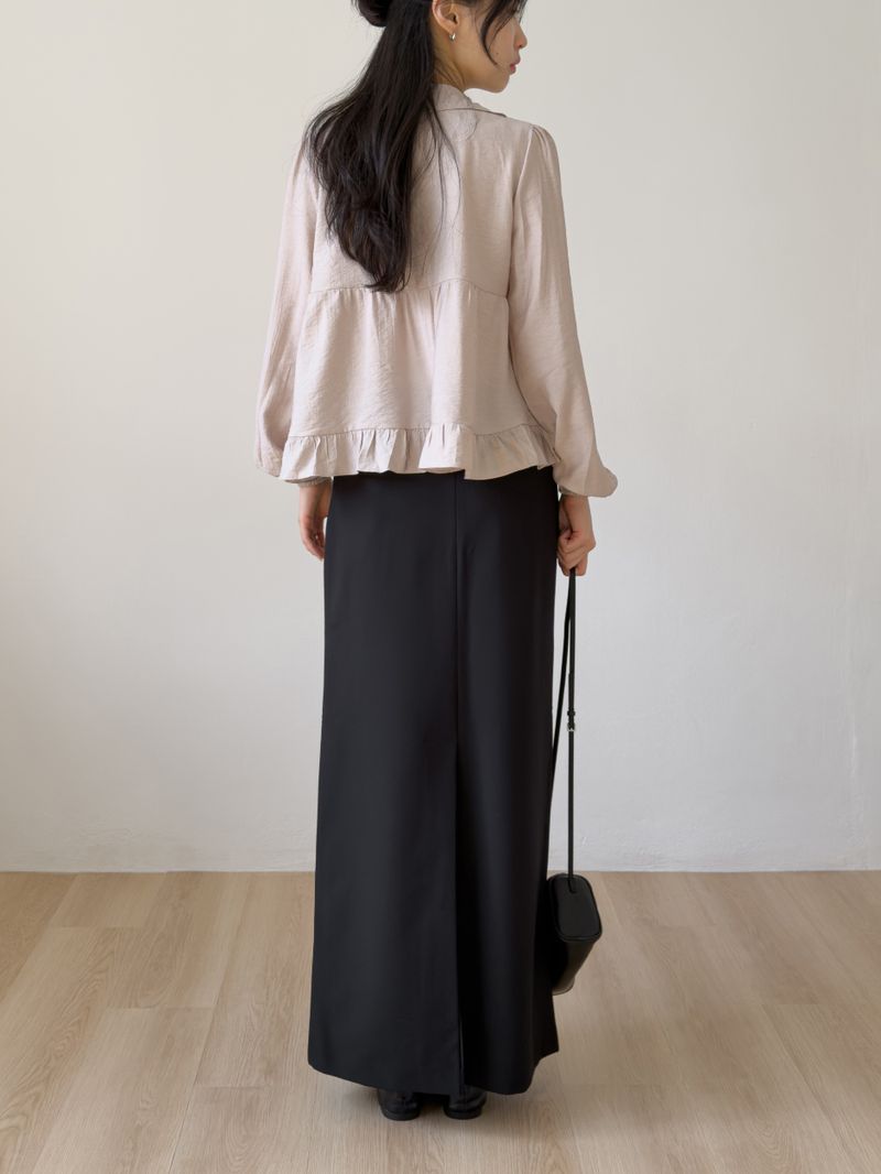 Pansy Frill V-Neck Blouse