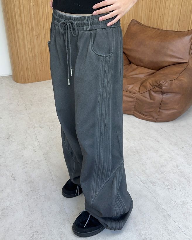 Ciel Washed Cutout Track Pants