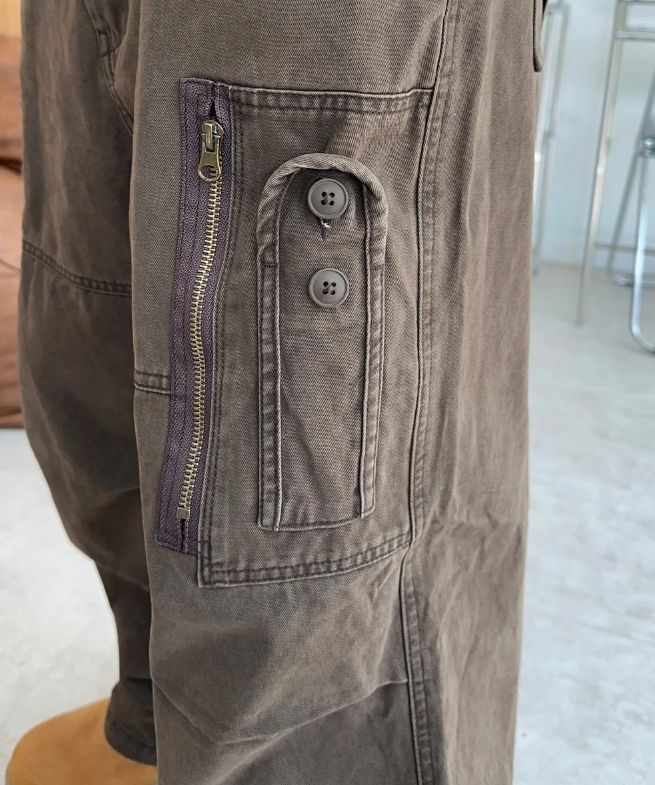 Hedin Unbalance Button Cargo Pants