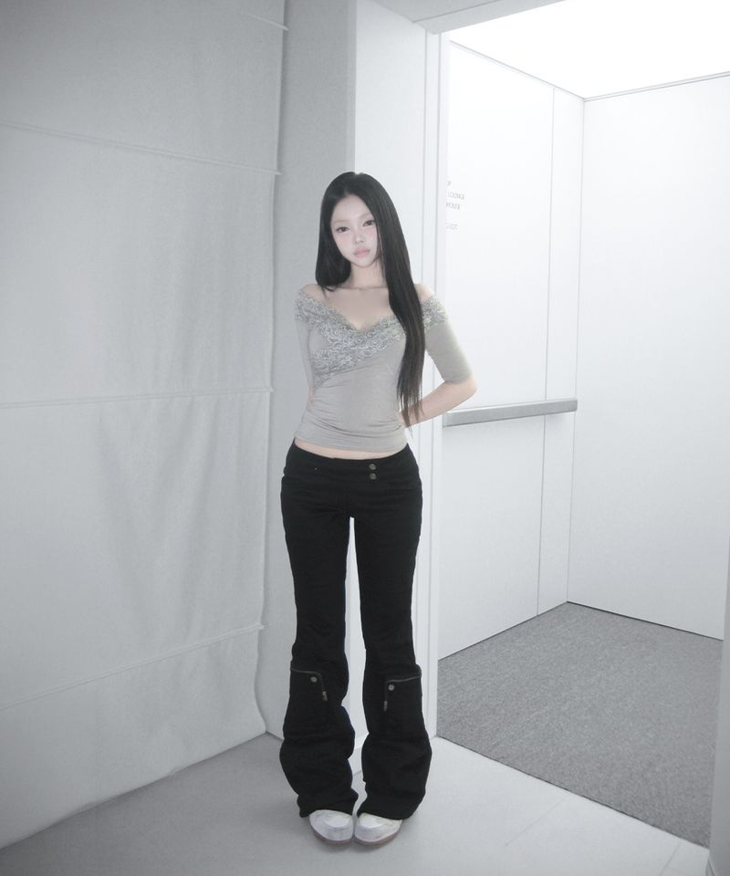tech pocket low bootscut pt (2colors)