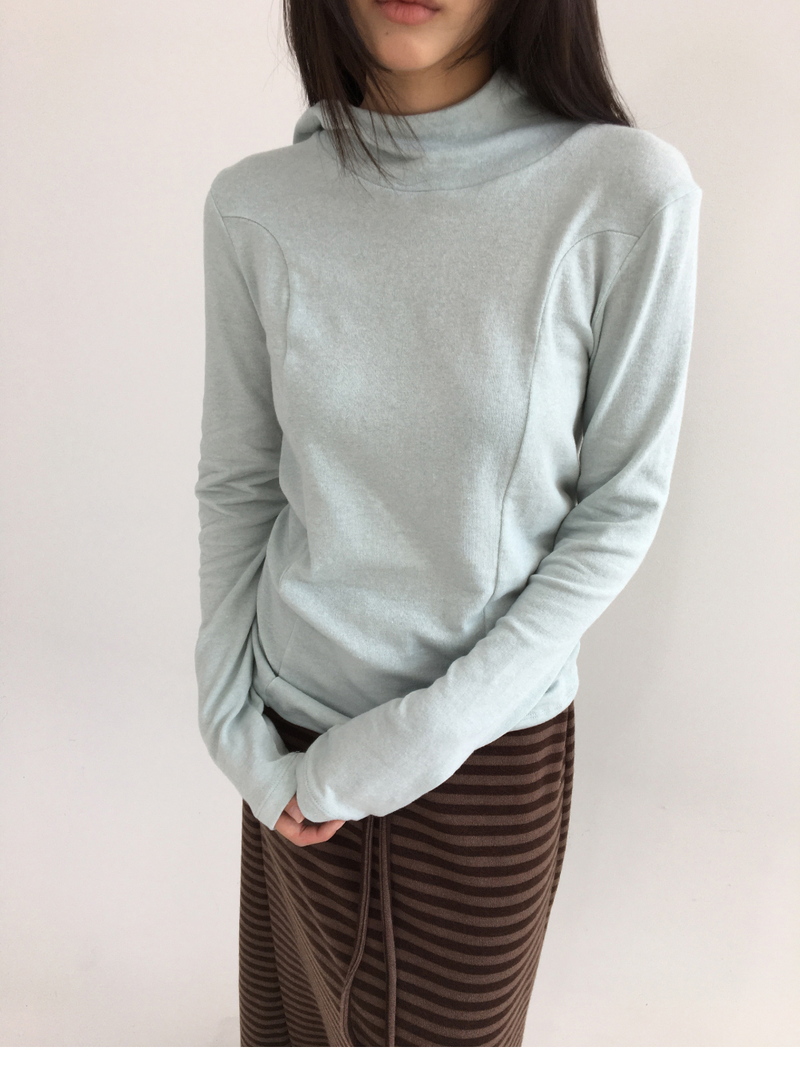Witty Slim Hooded Long Sleeve (3color)