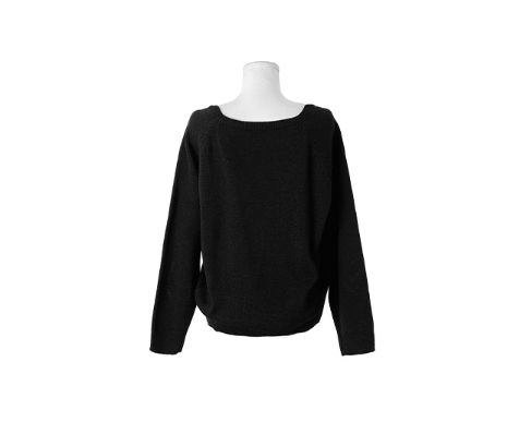 Nubi Deep V-Neck Loose Fit Layered Button Knit