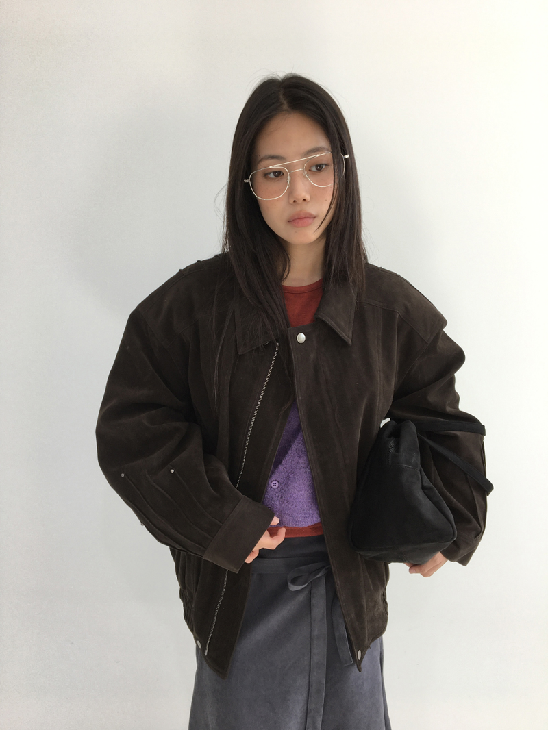 Western Suede Blouson (2color)