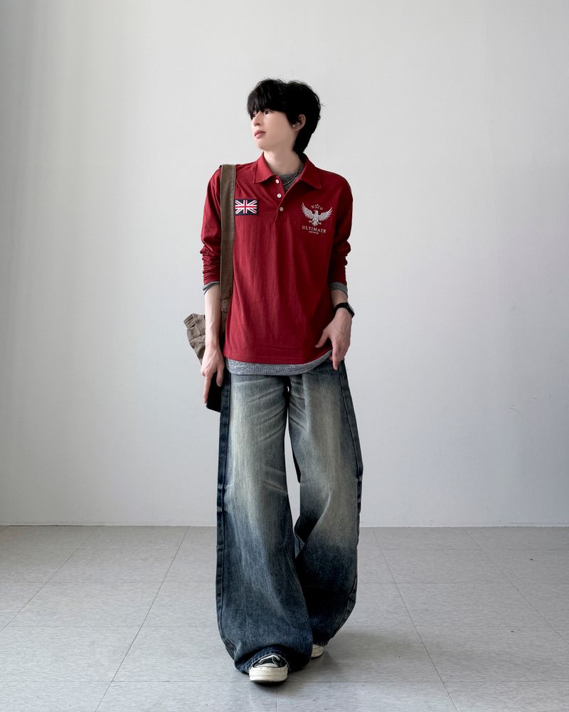 Ernis Washing Wide Denim