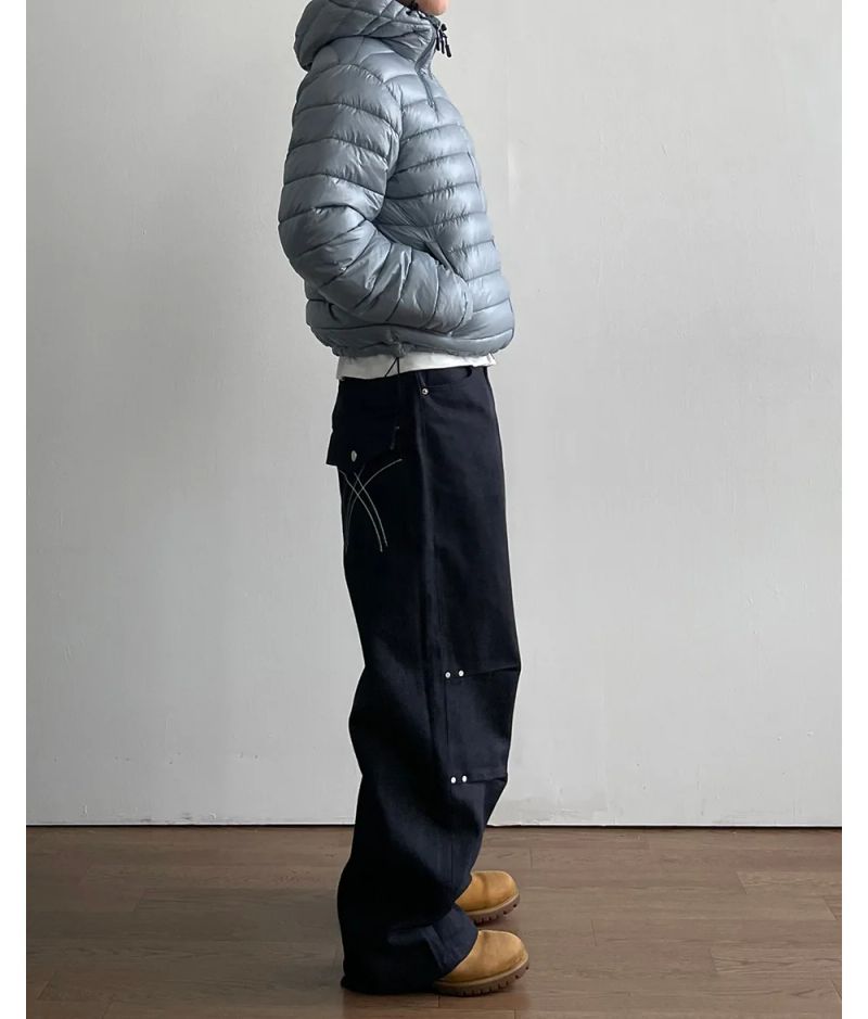 Hive Cropped Hood Lightweight Padding