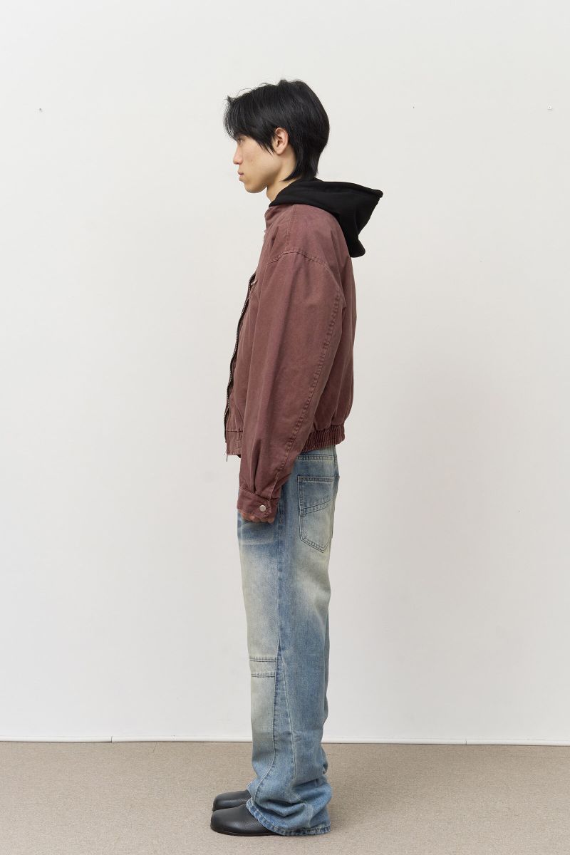 Youth Washed Biker Blouson