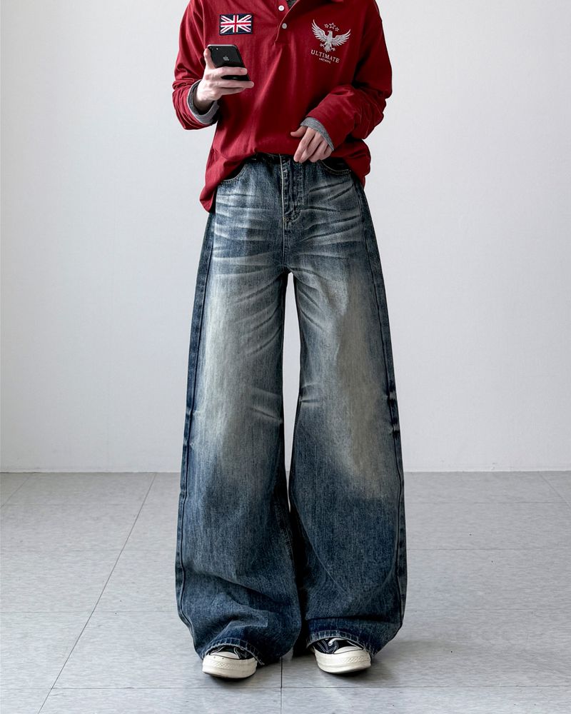 YOURNUS（ユアナス）の「Ernis Washing Wide Denim（Pants）」