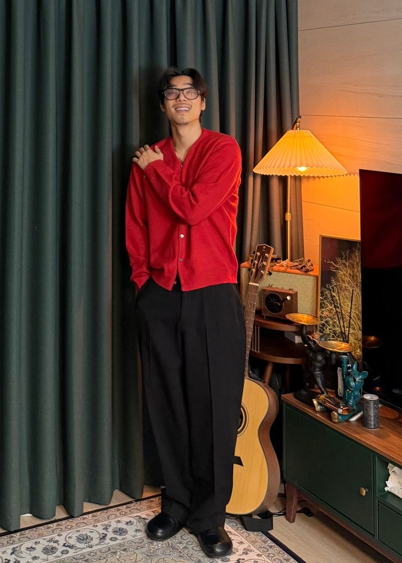 Modal Y-Neck Cardigan 6COLOR