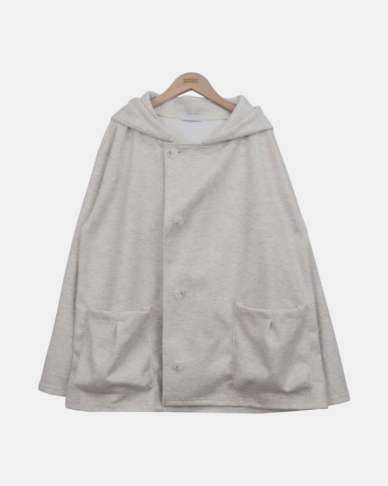 Mue Button Hooded Jacket