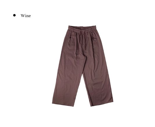 Pju Curved String Wide Banding Pants