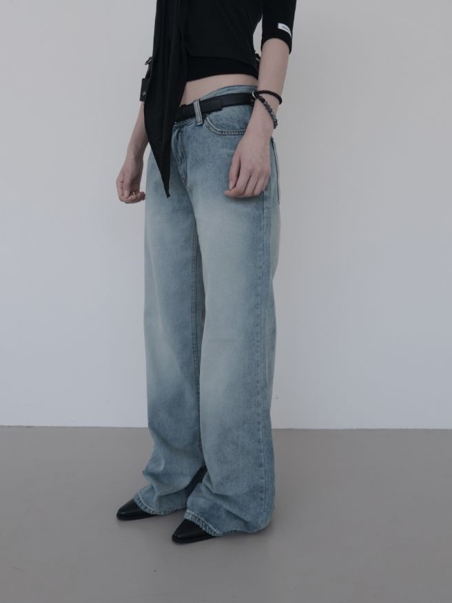 Loen Straight Low Denim