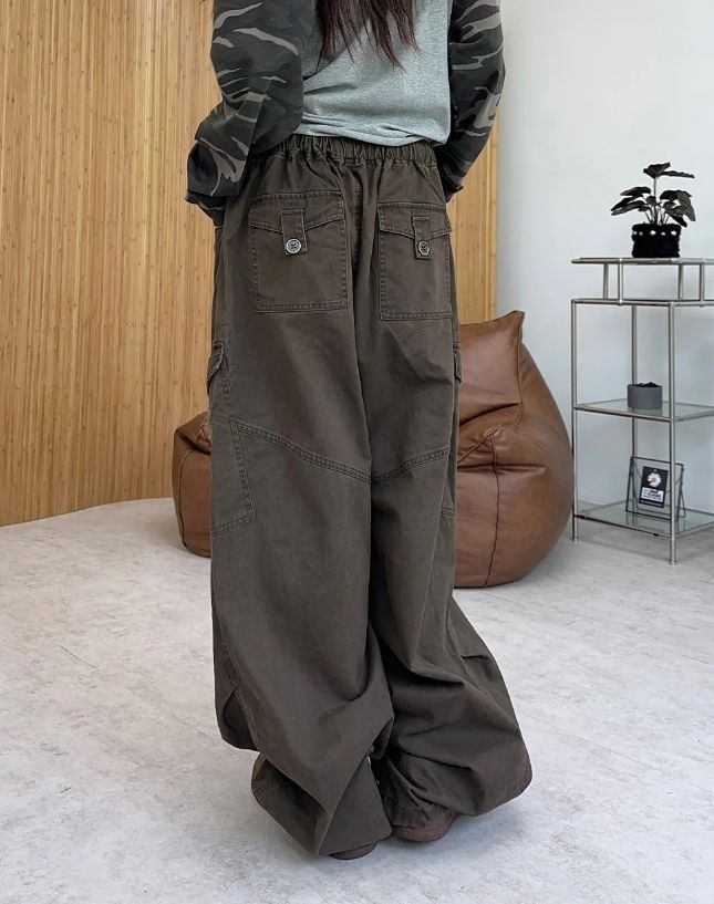 Maydon button pocket cargo pants
