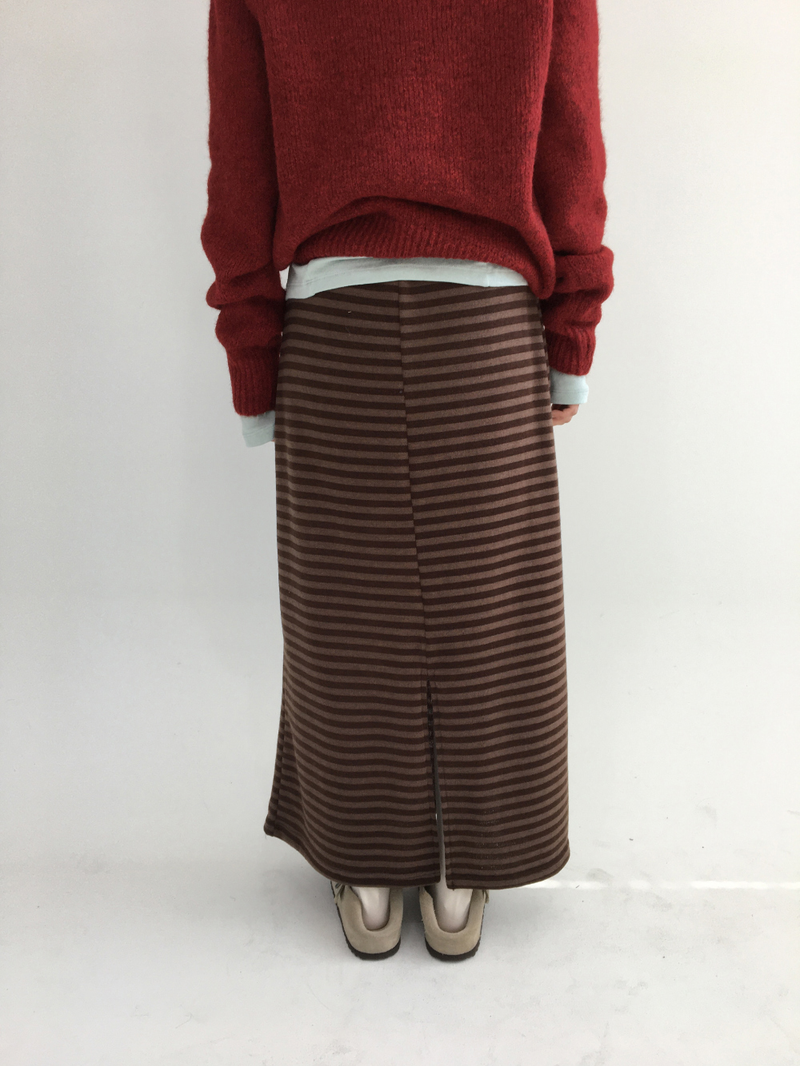 Ready striped long skirt (2color)