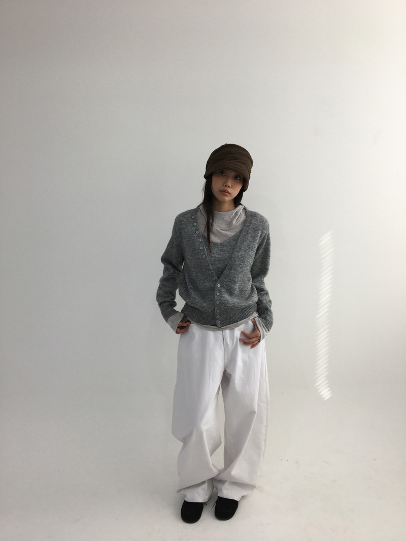 Clim brushed wide pants (3color)