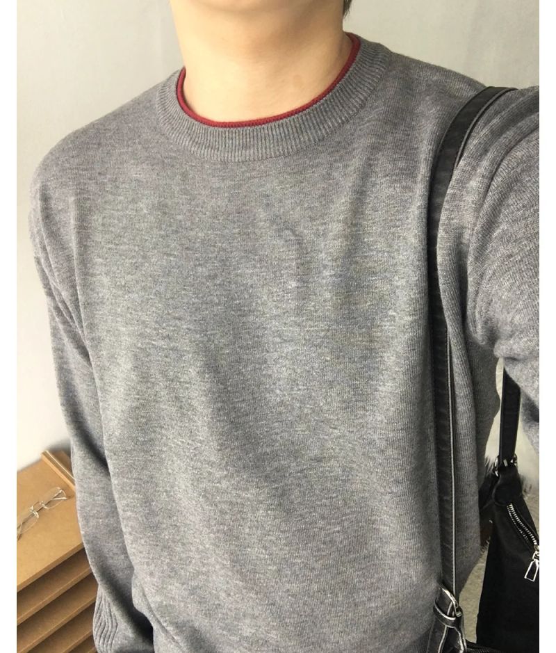 Wheat Layered Cropped Knit