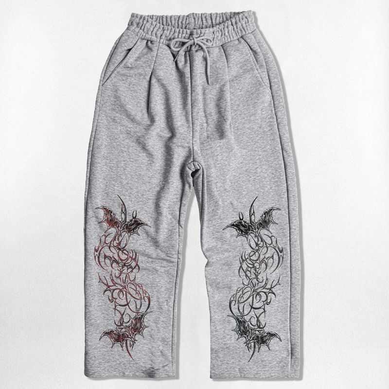 Bat Jungle One-Tuck Wide Pants - 2COLOR