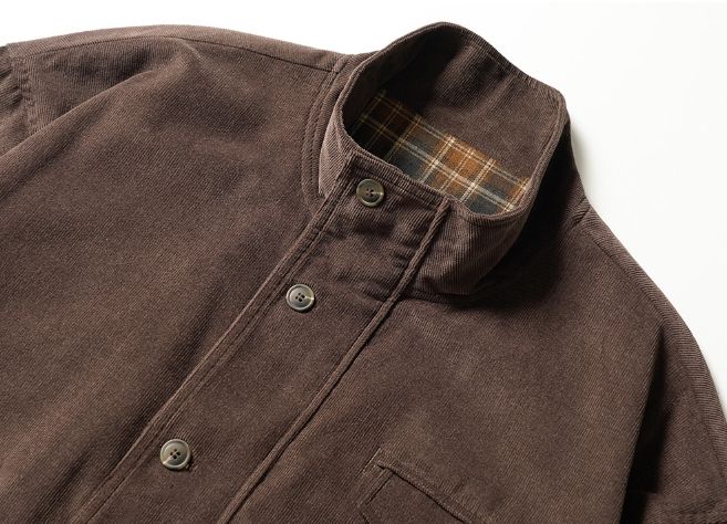 26FW★ Duff Corduroy Neck-Up Jacket