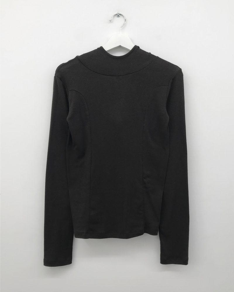 Witty Slim Hooded Long Sleeve (3color)