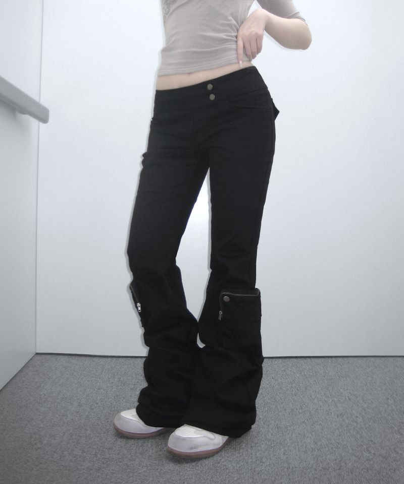 tech pocket low bootscut pt (2colors)