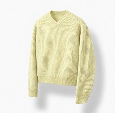 Claire V-neck Mohair Knit