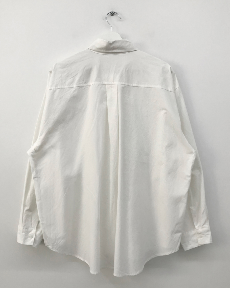 Ondes Frill Placket Shirt (2color)