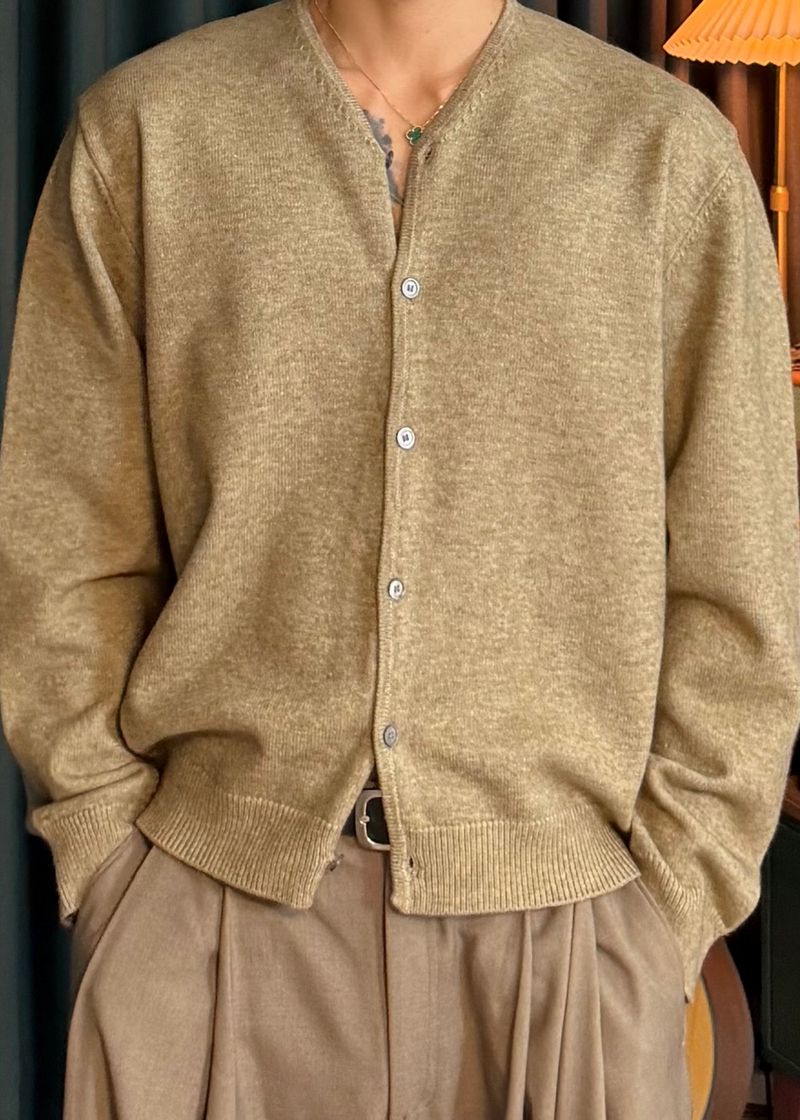 Modal Y-Neck Cardigan 6COLOR