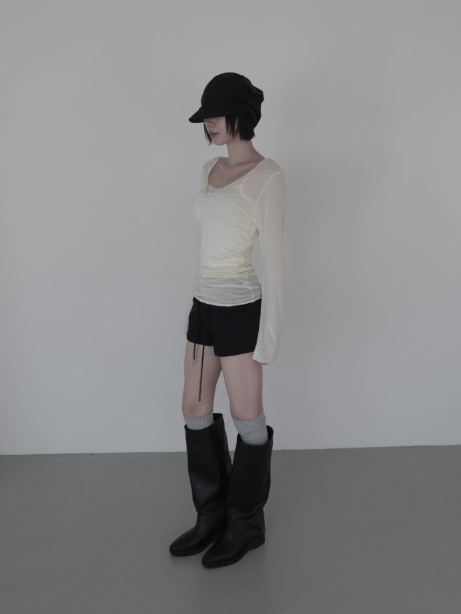 Leue Banding Cotton Shorts