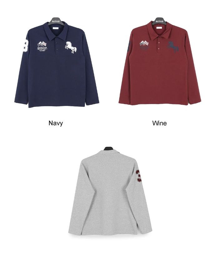 Mayen Horse Graphic Collar Tee