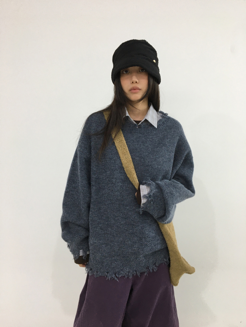 Laru Damage Knit (3color)
