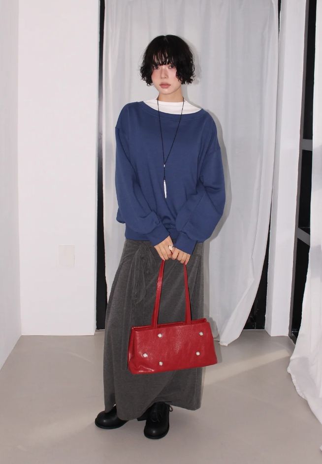 CAP SLEEVE MOCK-NECK KNIT