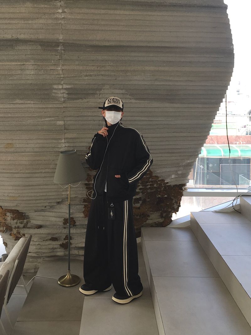Fluid track balloon pants 4C