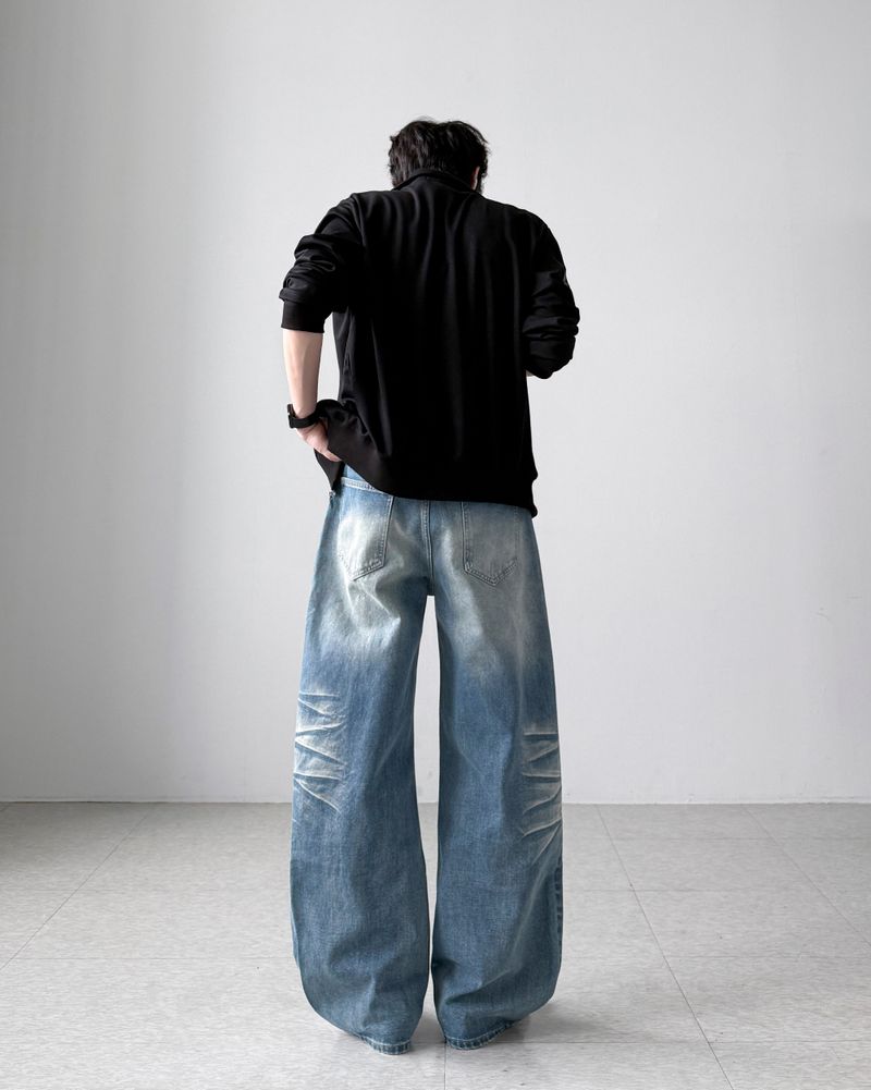 Filine Washing Wide Denim