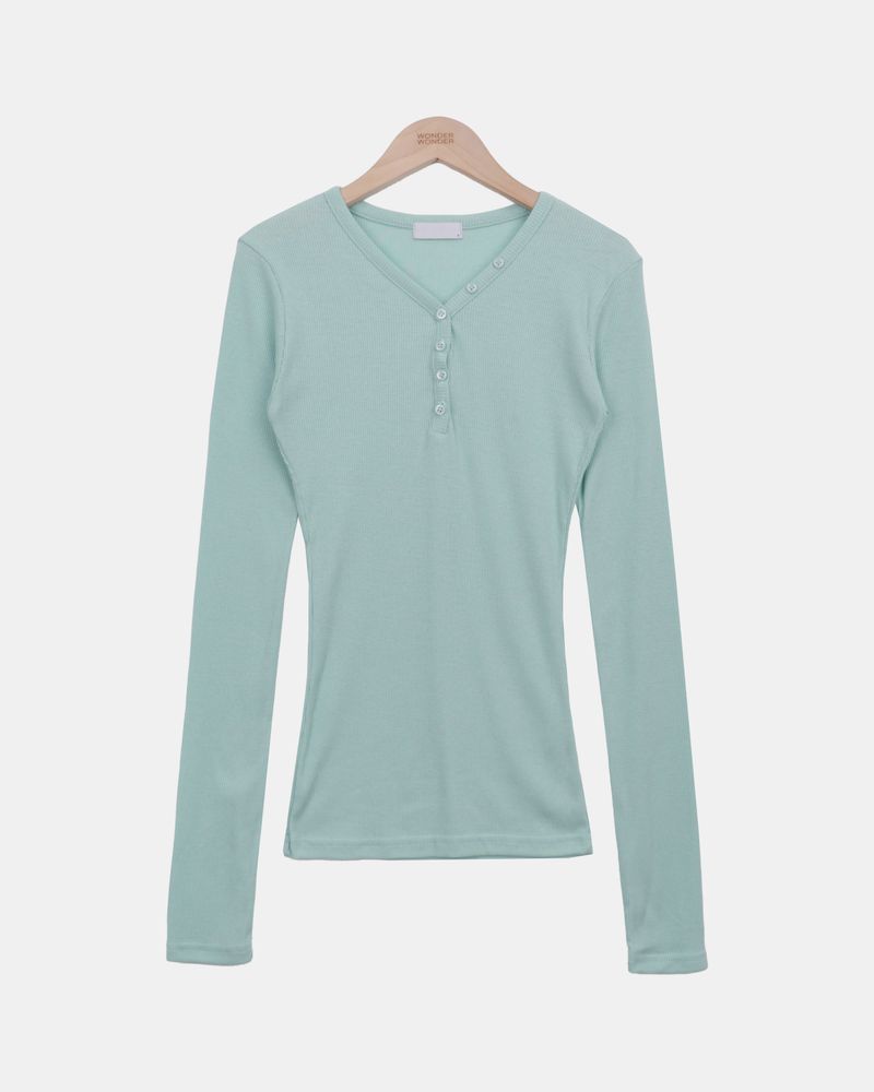 Rohan Button V-Neck Long-Sleeve T-Shirt