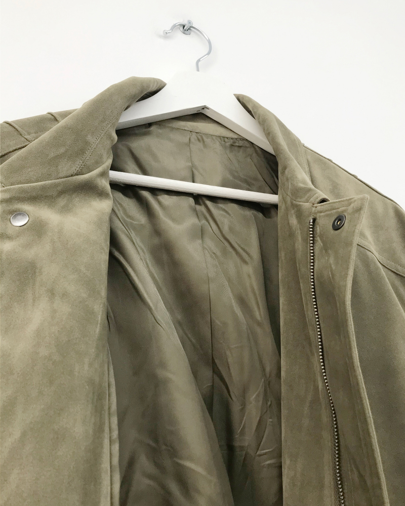 Western Suede Blouson (2color)