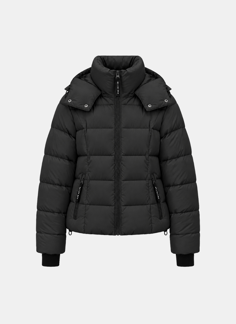 Monica High-Neck Hood Puffer Jacket