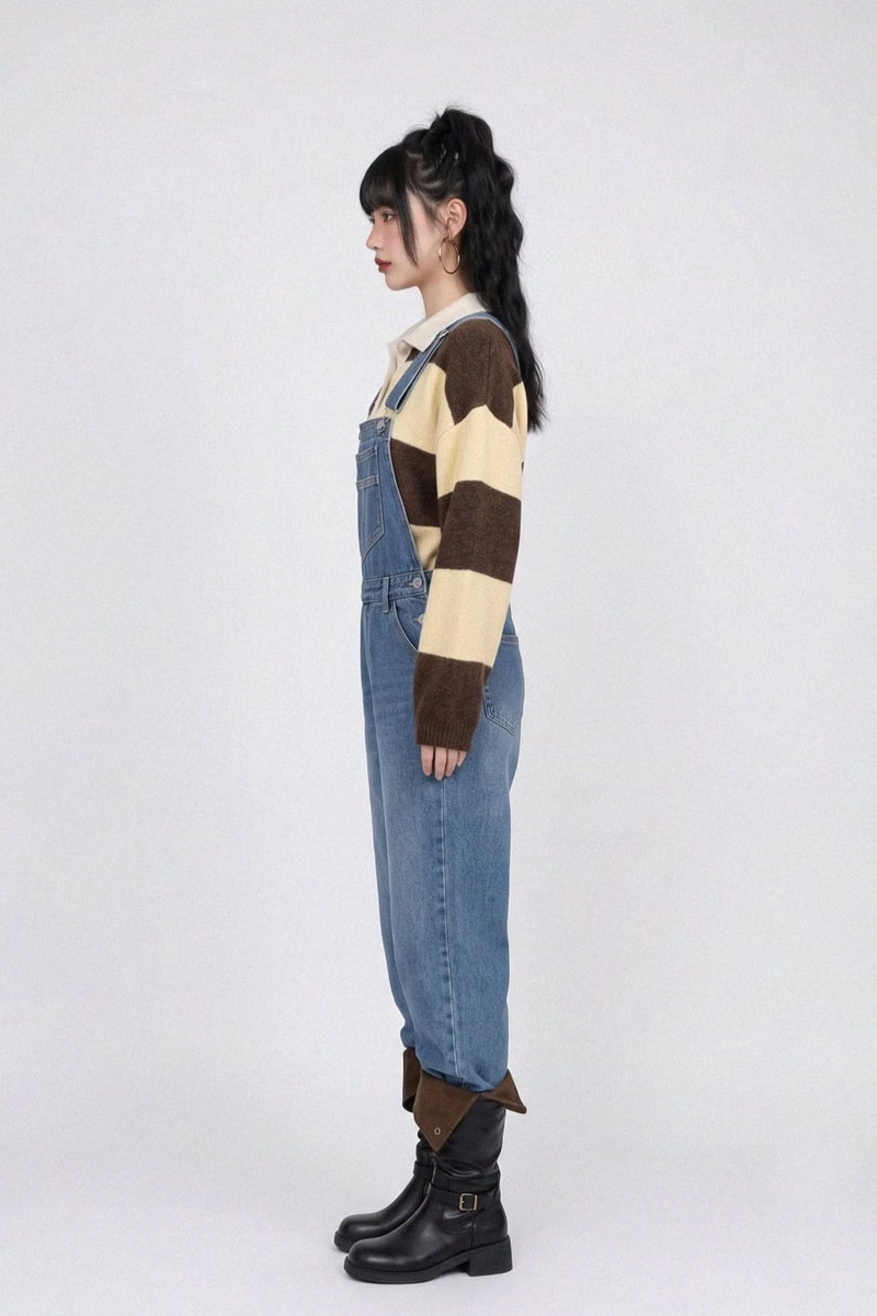 DOWNTOWN DENIM OVERALLS