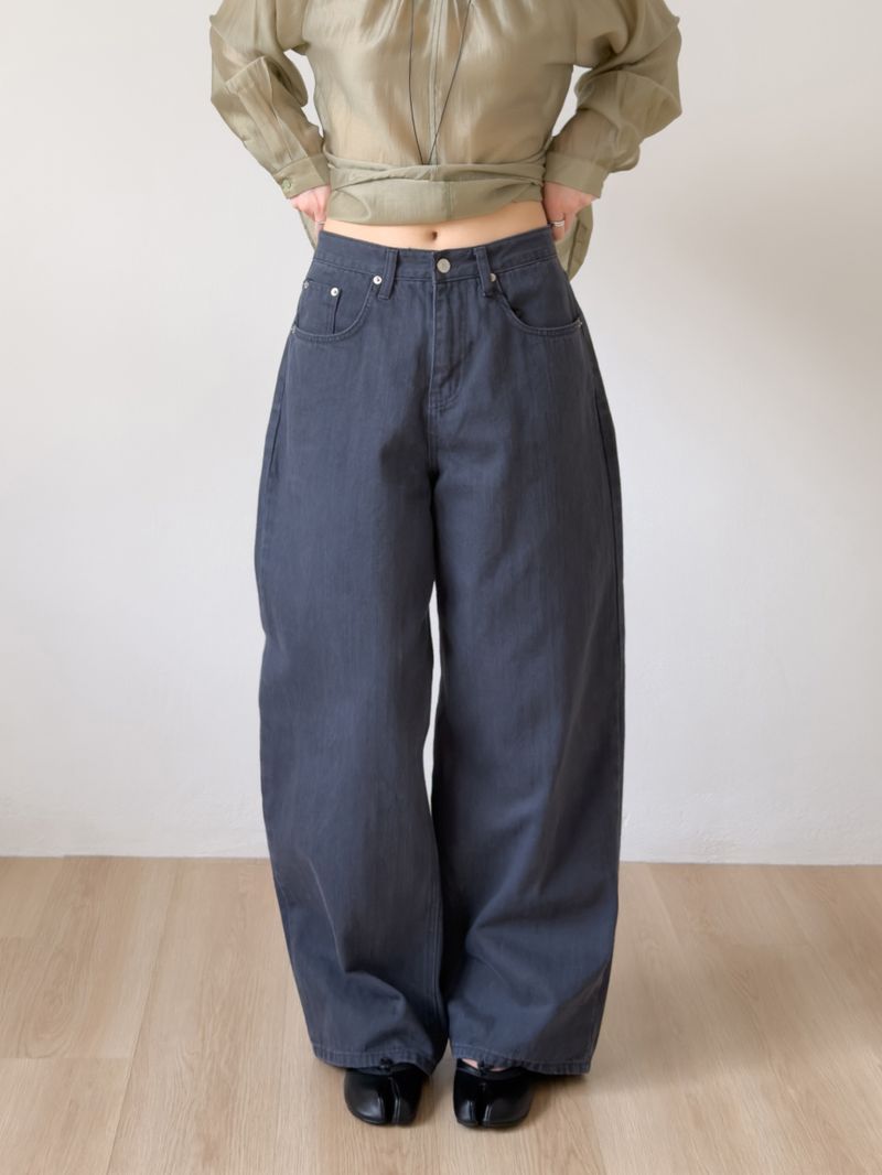 802 Bio Wide Denim Pants