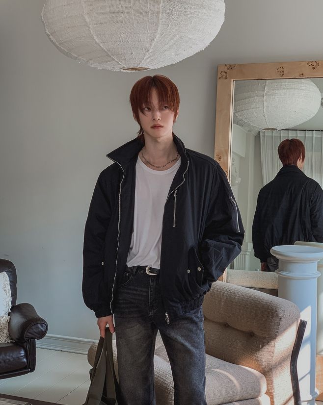 Bern Cotton Crop Zipper Blouson