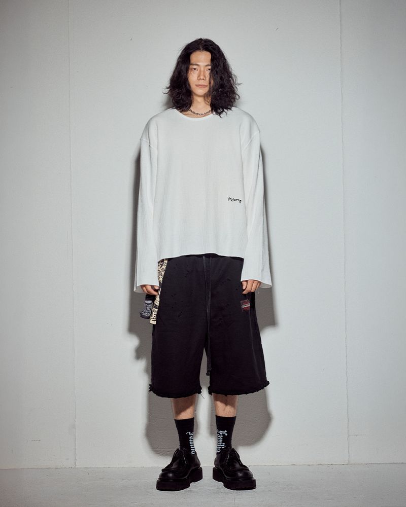 VTG printing heavy waffle LS-IV