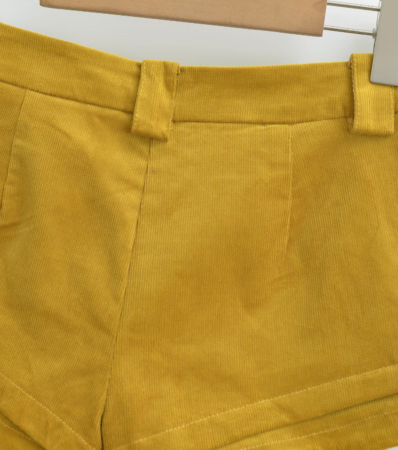 Corduroy Micro Shorts