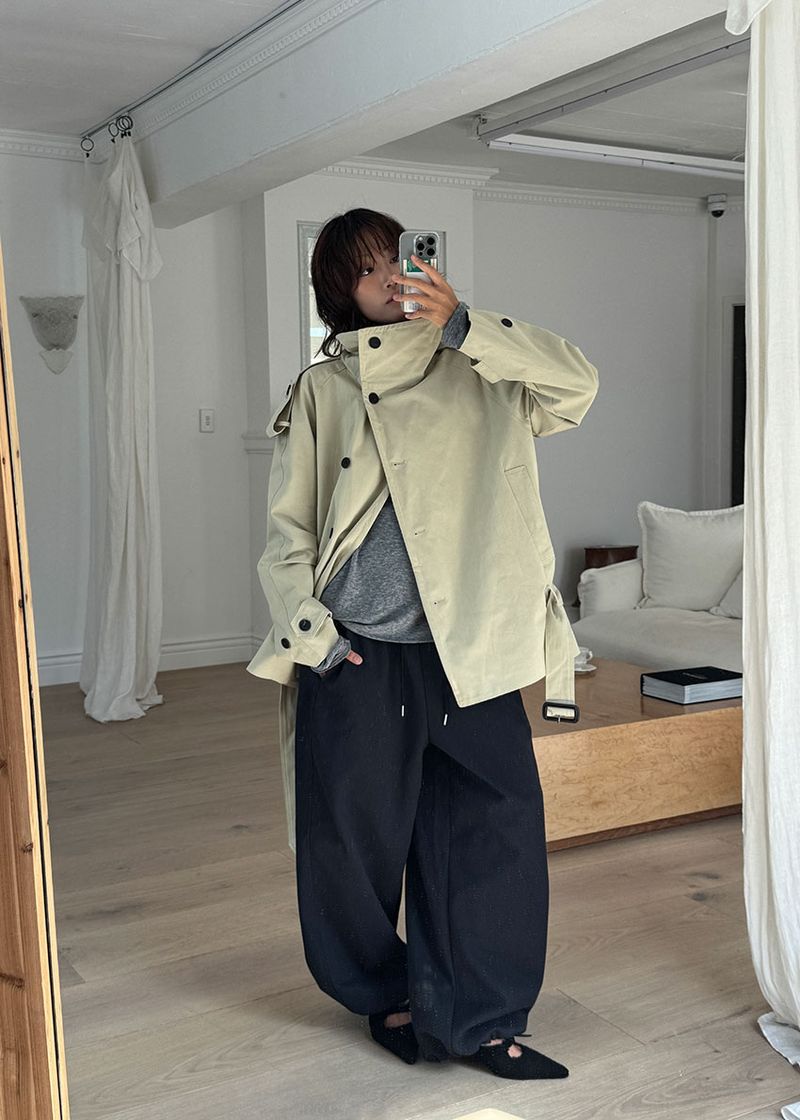 WIDE BALLOON SWEAT PANTS (6color)