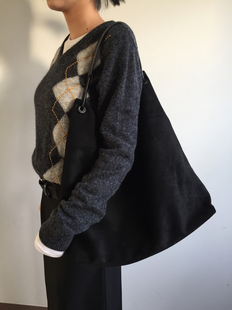 Hobos Suede Shoulder Bag (2color)