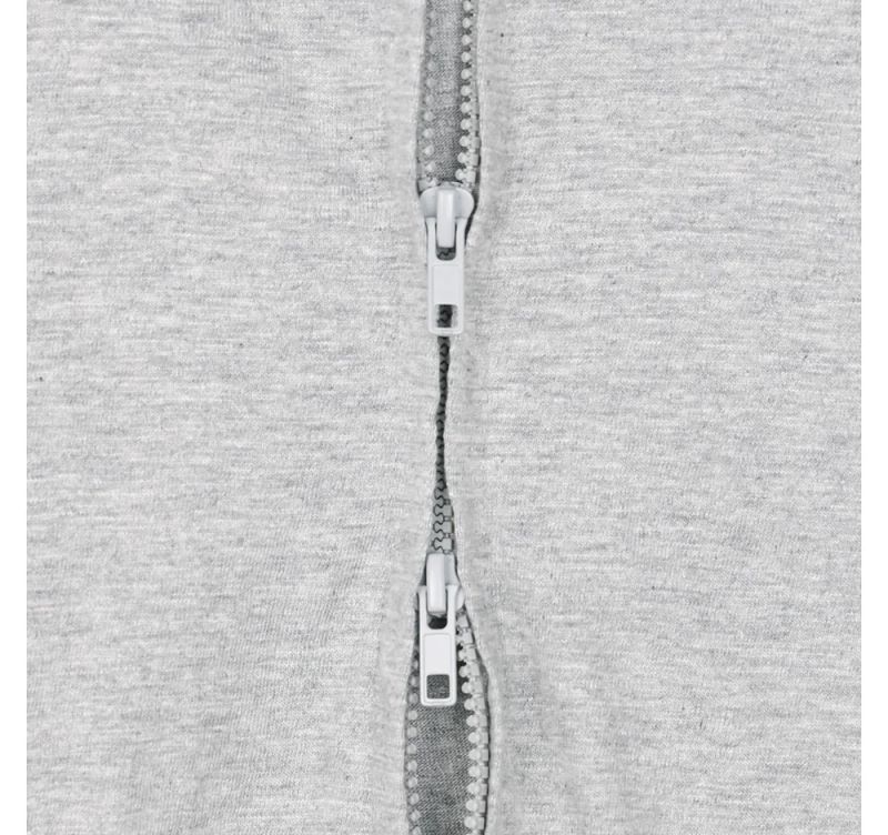 City Slub Crop Hood Zip-up
