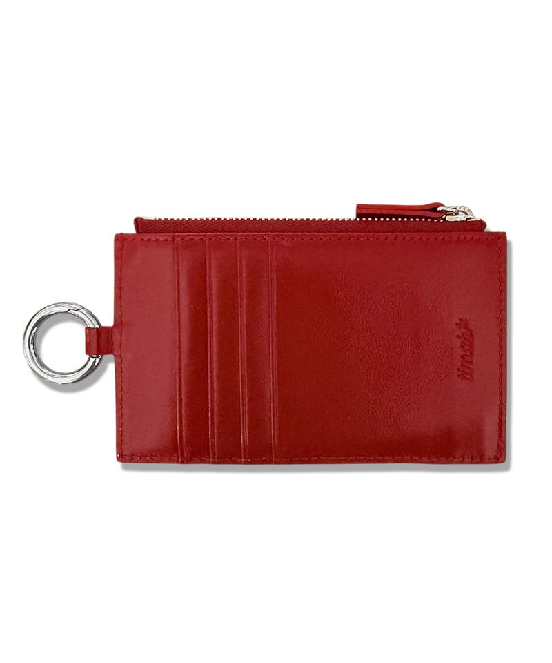 Bikini Top Zip Wallet - Fishnet Stockings Red