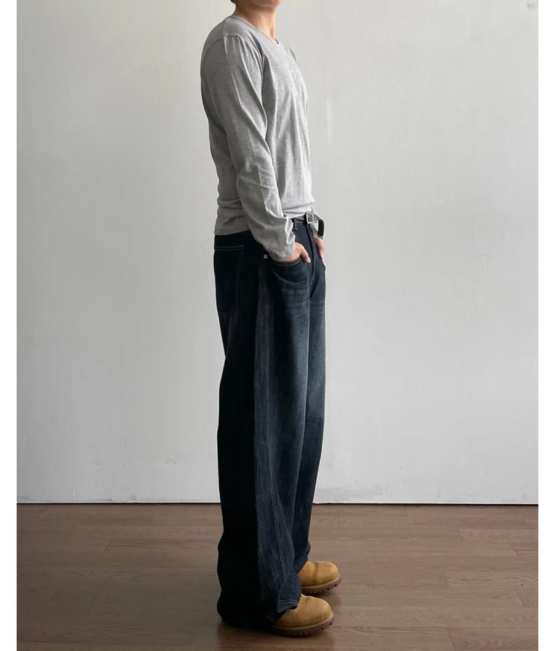 Normal Standard U-Neck Long Sleeve