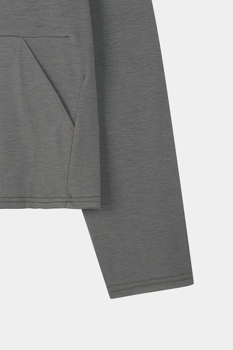 Drape Color Hoodie Zip-up