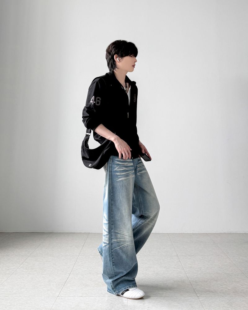 Filine Washing Wide Denim